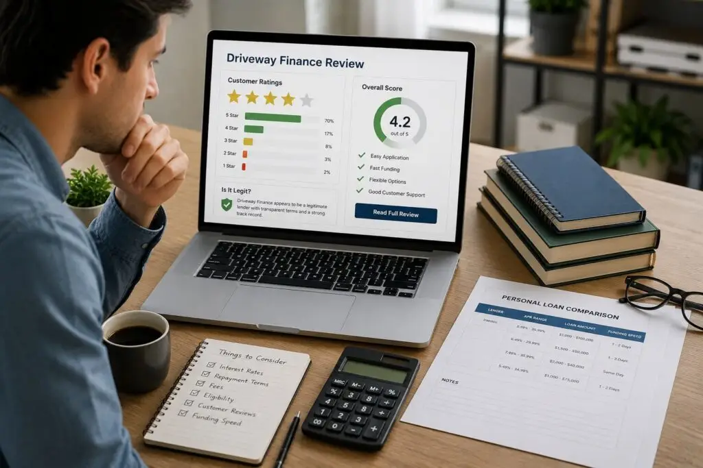 driveway finance reviews 2026 legit loan review